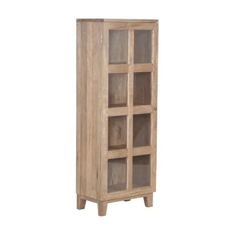 Giulietta Mango Single Display Cabinet