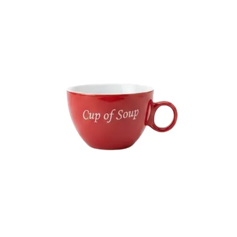 Home Classix 380ml Jumbo Soup Mug Red