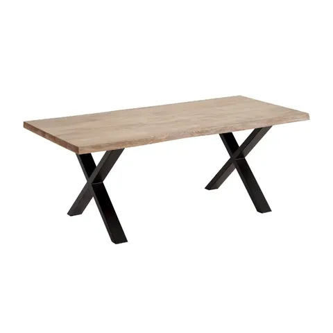 Luka 2m Mango Wood Dining Table