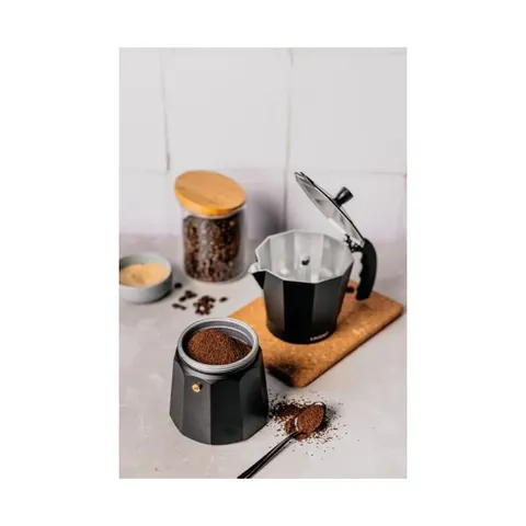Legend Premium Black Moka Pot - 12 Cup coffee 