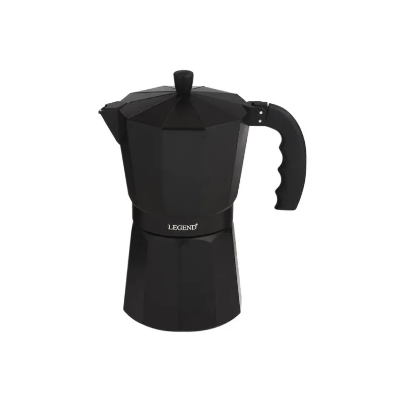 Legend Premium 12 Cup Black Moka Pot | Tafelberg Furnishers