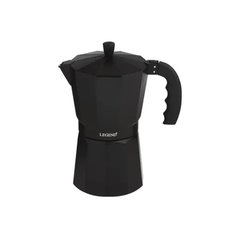 Legend Premium Black Moka Pot - 12 Cup