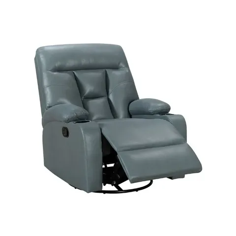 Hii Lennox Rocker Grey Swivel Recliner 6019-7/GRY