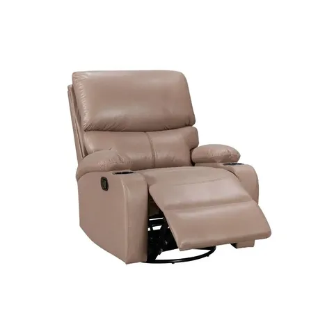 Hii Oscar Rocker Brown Swivel Recliner 6072-5/BRN