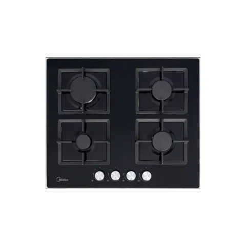 Midea 60cm 4 Burner Gas On Glass Hob 60GK007​ Hob