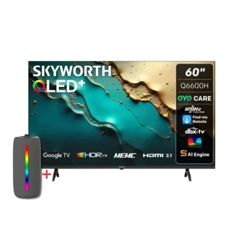 Skyworth 60 Inch QLED Google TV Free Speaker