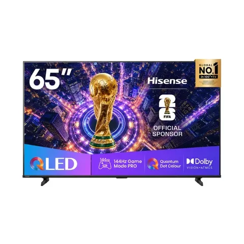 Hisense 65 Inch QLED 4K 144hz Smart TV World Cup
