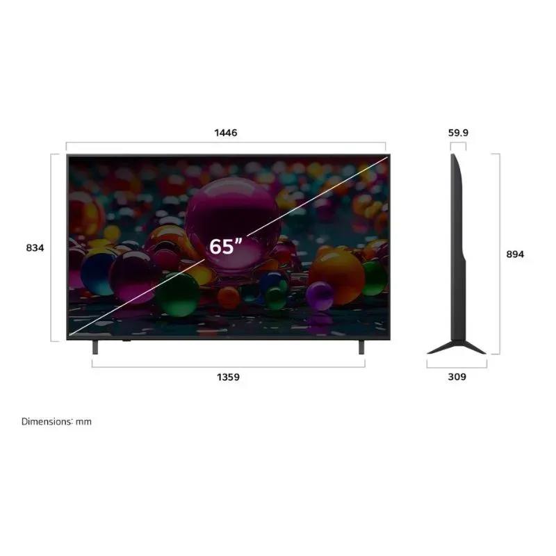 LG 65 Inch UA85 UHD 4K Smart TV 65UA85006LA | Tafelberg Furnishers
