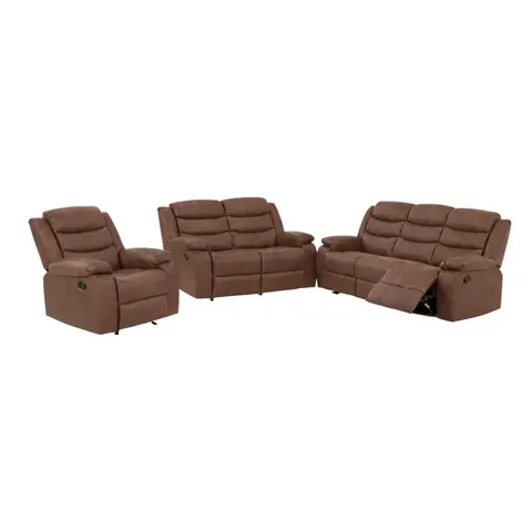 Monterey 321 Dark Brown 3PCE 5-Action Lounge Suite