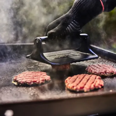 Weber Cast Iron Griddle Press 6785 Example