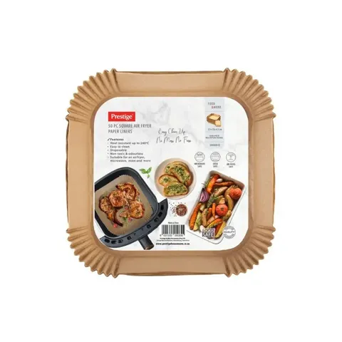 Prestige 50 Piece Square Airfryer Liners