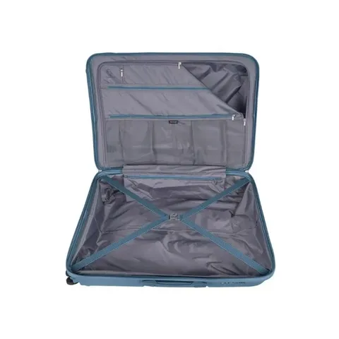 Cellini Cruze Navy Medium Trolley Case 7116566 Interior