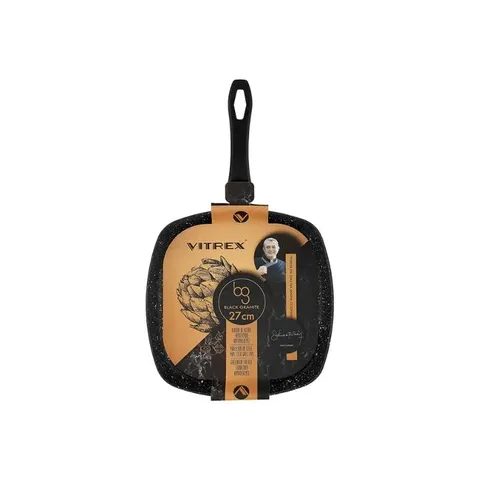 Vitrex Granite Non-Stick 27cm Grill Pan