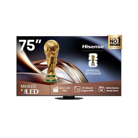 Hisense 75 Inch ULED Mini LED 4K Smart TV Fifa
