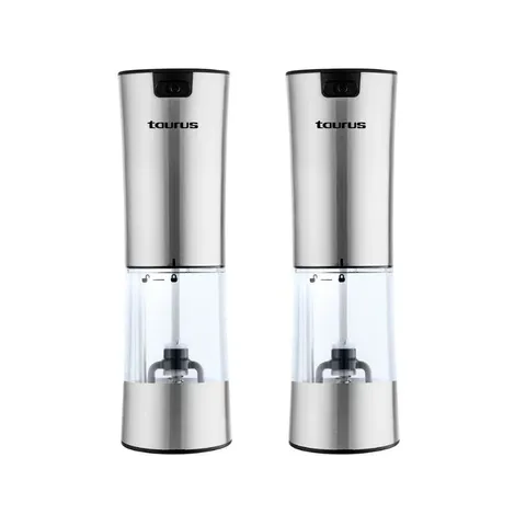 Taurus Stainless Steel Electric Salt And Pepper Grinder Set 1