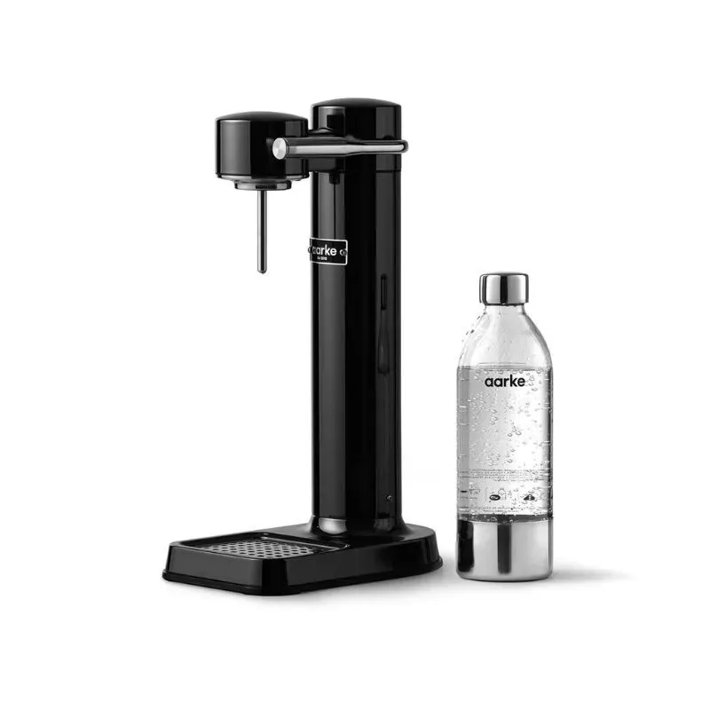Aarke Carbonator 3 Black Chrome Polished Steel | Tafelberg Furnishers