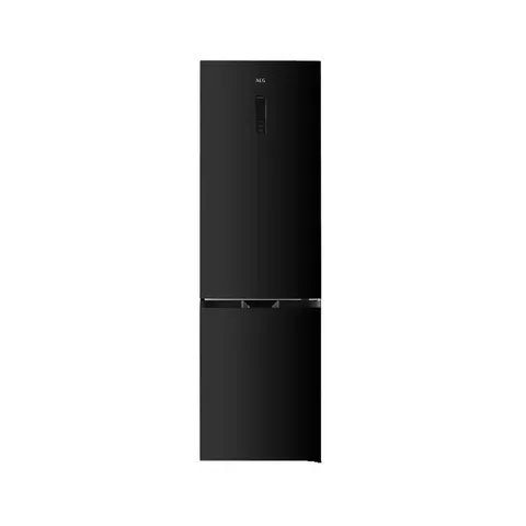 AEG 366L Black Bottom Freezer AEG366BF1H Front