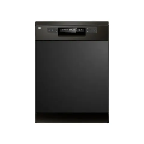 AEG 14 Place Black Stainless Dishwasher AEGZA14DW2 Front