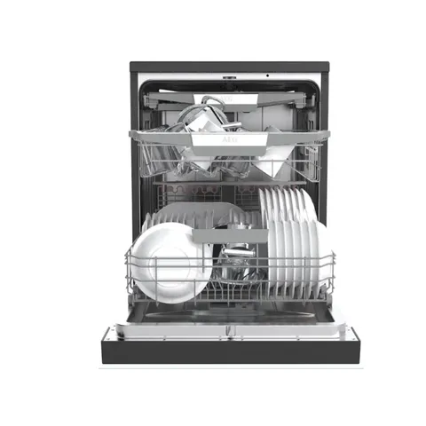 AEG 14 Place Black Stainless Dishwasher AEGZA14DW2 Load