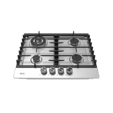 AEG 60cm Stainless Steel Gas Hob