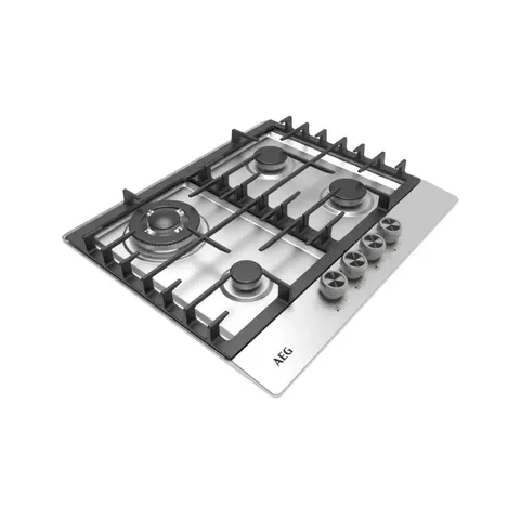AEG 60cm Stainless Steel Gas Hob Integrated