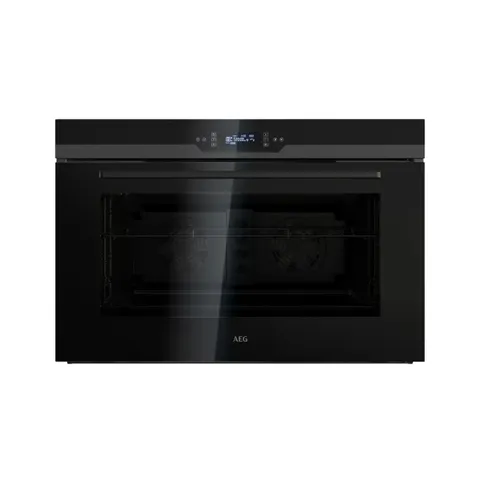 AEG 90cm Black Built In Airfryer Oven AEGZA90BIAO1