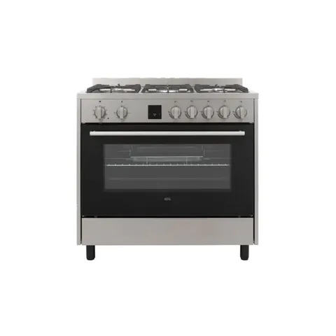 AEG 90cm Stainless Steel Gas / Electric Cooker AEGZA90ES1