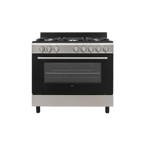 AEG 90cm Black Stainless Steel Gas / Electric Cooker AEGZA90GES1