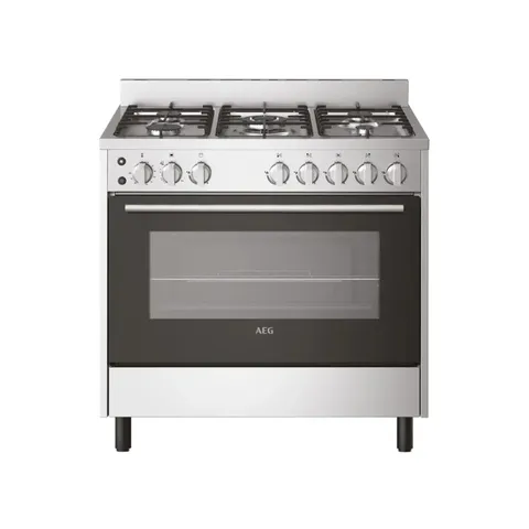 AEG 90cm Stainless Steel Gas Cooker AEGZA90GS1