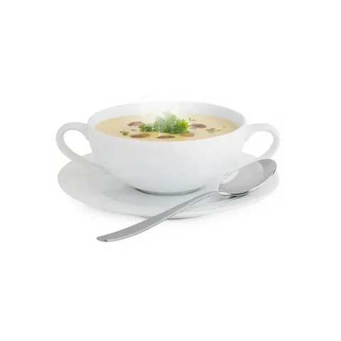 Noritake Arctic 240ml Soup Cup And Saucer ARCT009 Set