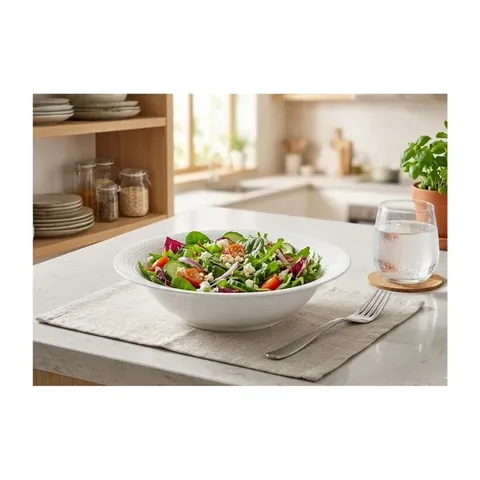 Noritake Arctic 23cm Round Salad Bowl ARCT049 Salad Display