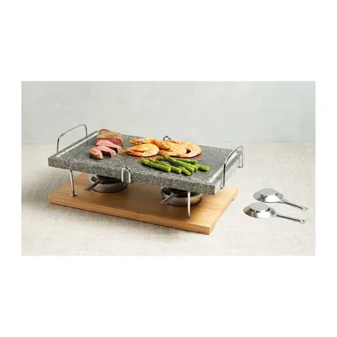 KitchenCraft Artesa Natural Hot Stone Grill ARTSTONEGRILL Display