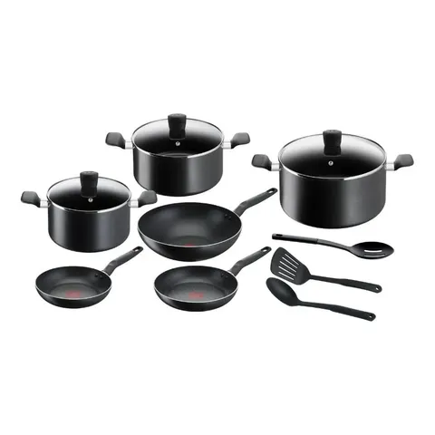 Tefal Super Cook 12 Piece Cookware Set B459SC84