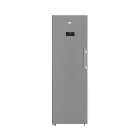 Beko 286L Pearl Steel Upright Freezer B5RMFNE314X Front