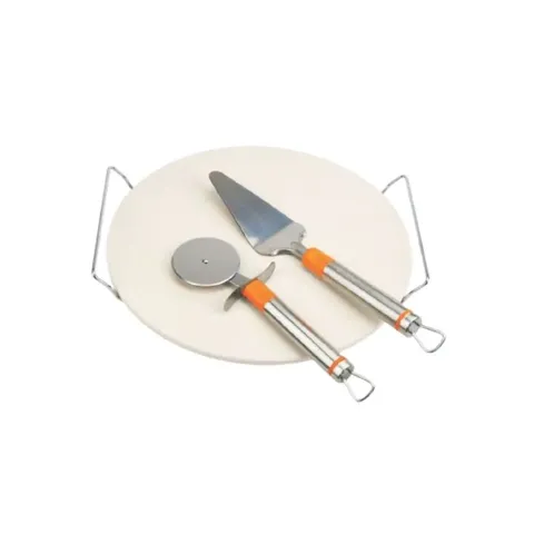 Alva Pizza Stone and Utensil Set