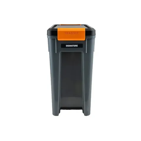 Traeger Pellet Bin And Lid Storage fRONT
