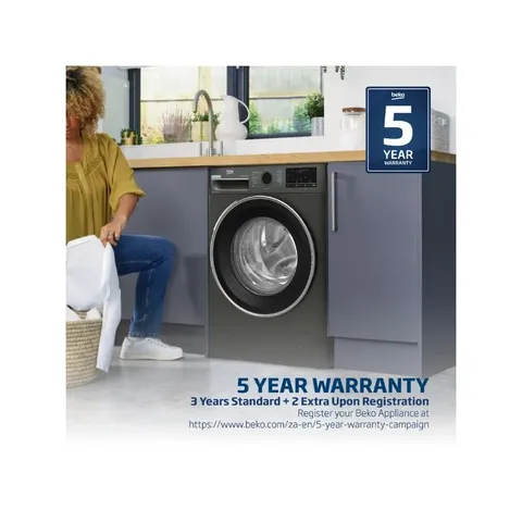 Beko 9kg Front Loader Washing Machine BAW208 Warranty