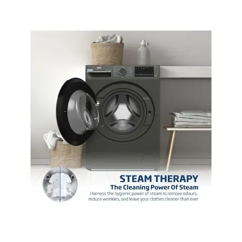 eko 10kg Front Loader Washing Machine BAW209 Steam
