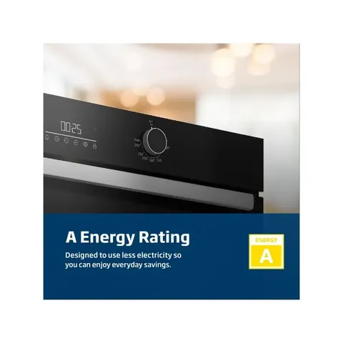 Beko 90cm Black Built In Oven BBWMT12300XS Energy Rating