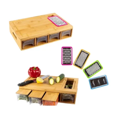 Home4U Bamboo Cutting Board accessories