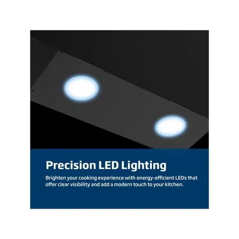 Beko 90cm Black Inclined Hood BCH900B LED