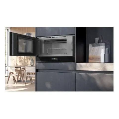 Siemens 21L Left Hinged Built-In Microwave Oven BE732L1B1 Interior