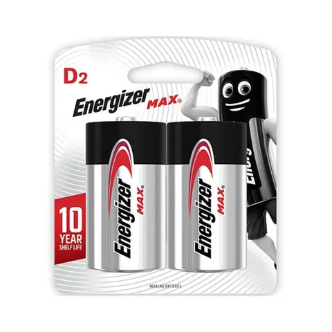 ENERGIZER MAX ALKALINE D E95 CARD 2