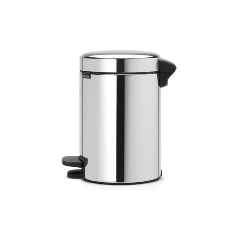  Brabantia 3L NewIcon Matt Steel Pedal Bin BRABAN/3L/MATT Side