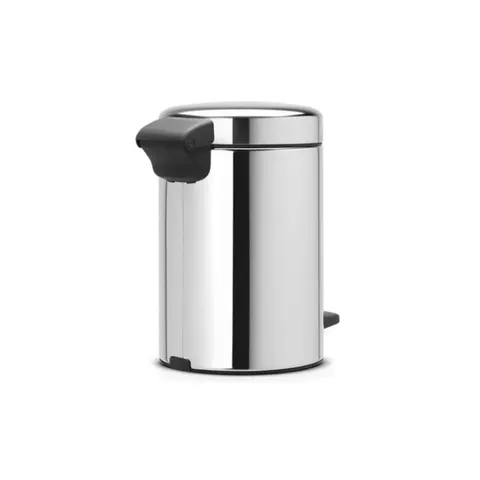  Brabantia 3L NewIcon Matt Steel Pedal Bin BRABAN/3L/MATT Back