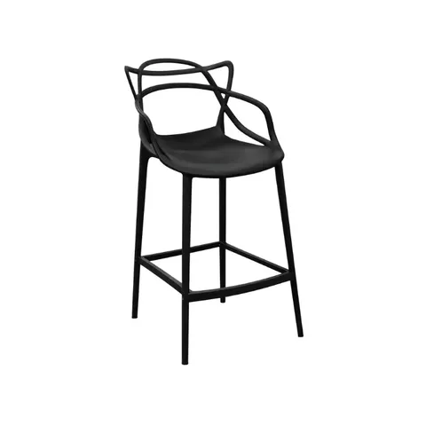 Blitz 65cm Black Bar Chair
