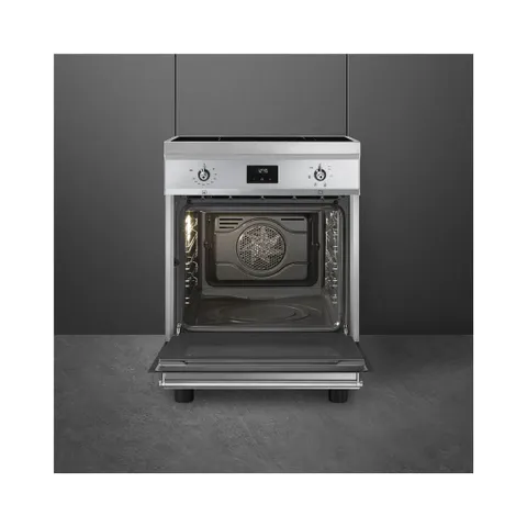 Smeg 60cm Classica Electric Induction Cooker C6IMXT2 OVen