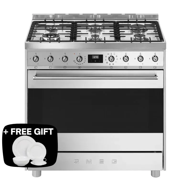 smeg gas hob and electric oven