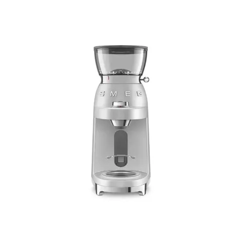 Smeg Stainless Steel Coffee Grinder CGF02SSEU Front