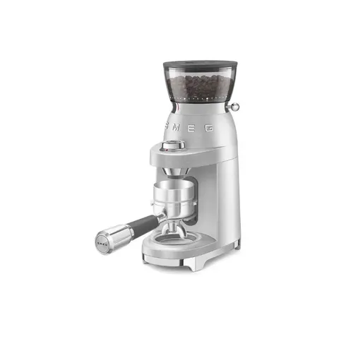 Smeg Stainless Steel Coffee Grinder CGF02SSEU Handle